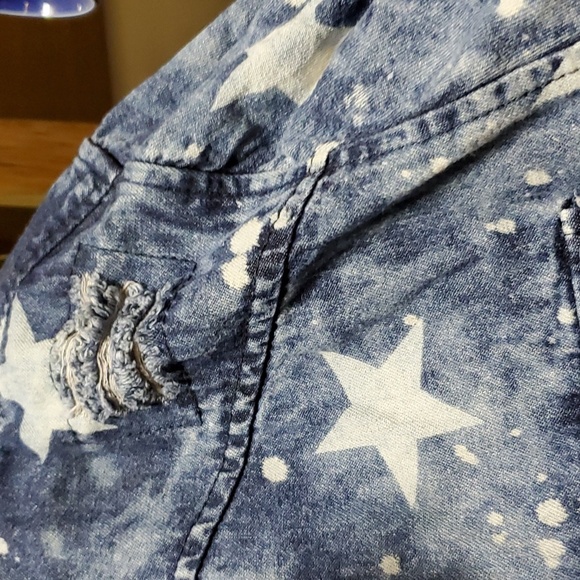 "New"DIAMOND STASH STAR DENIM TUNIC - Picture 9 of 13
